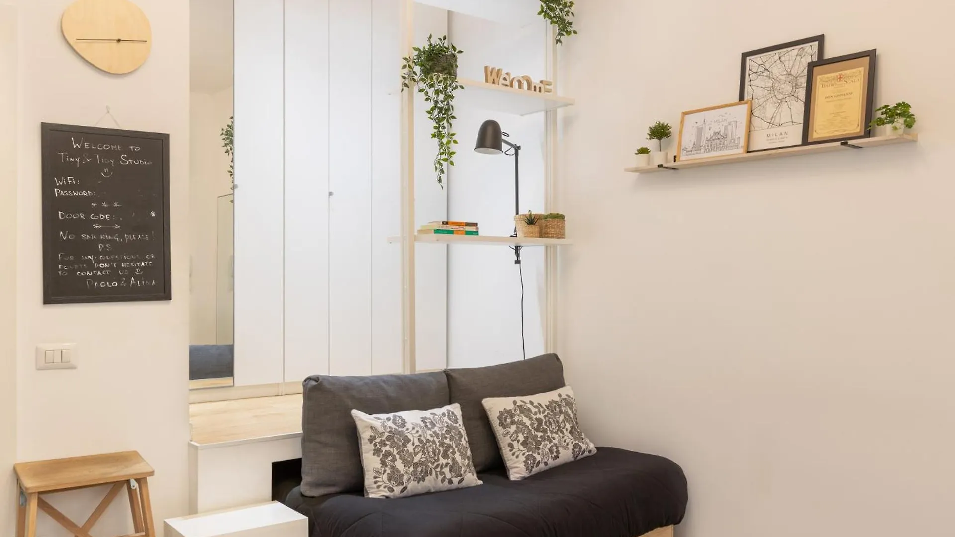 Apartamento Tiny & Tidy Studio In The Key Area Of Milán