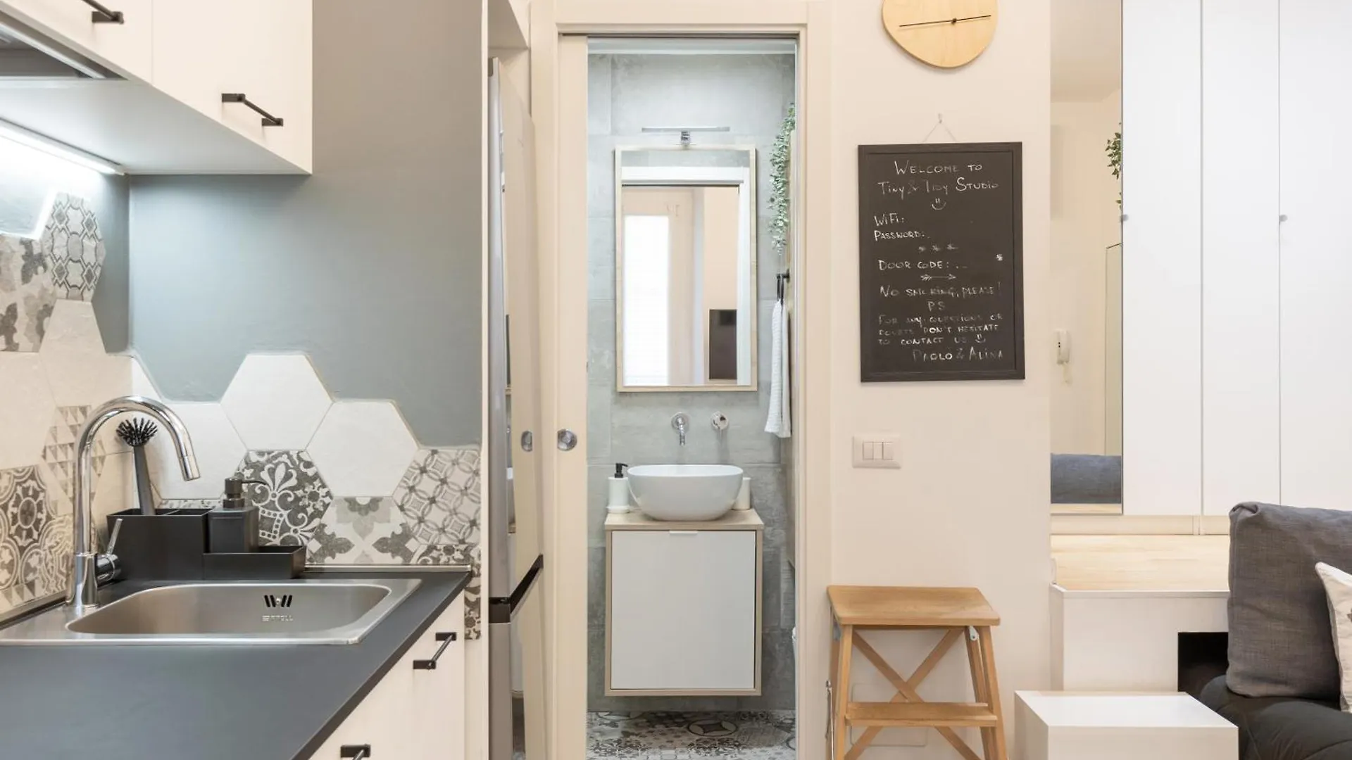Tiny & Tidy Studio In The Key Area Of Milan Italy
